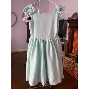 Janie and Jack Baby Blue Dress Size 8